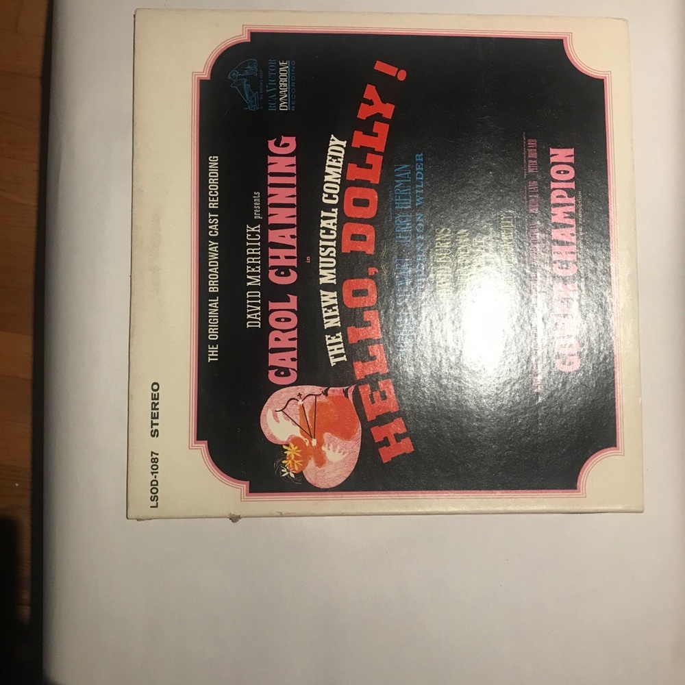 Vinyl record -carol channing -hello Dolly